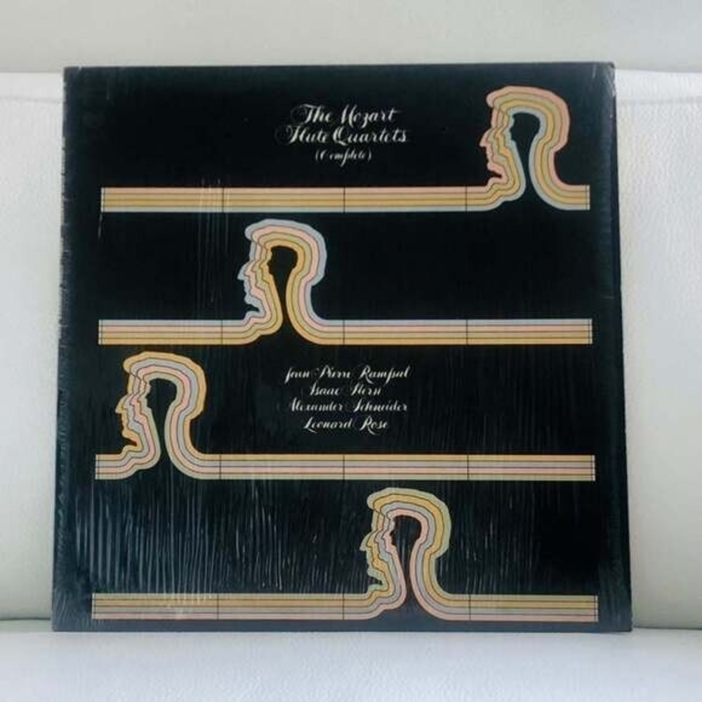 LP Wolfgang Amadeus Mozart - The Mozart Flute Quartets (Complete) Vinyl Record